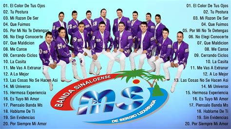 Banda Ms Ms 2021 50 De Lo Mejor Éxitos Siempre Increíbles Mix Banda