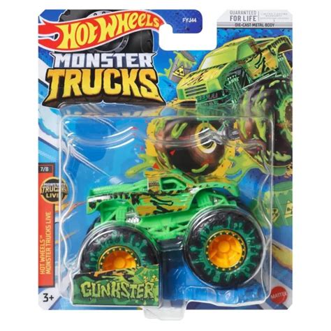 Hot Wheels Monster Trucks Voiture En M Tal Camion Gunkster Eur