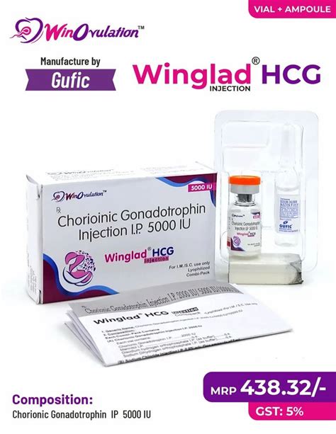 Human Chorionic Gonadotropin I P 5000 IU Injection At Rs 438 32 Piece