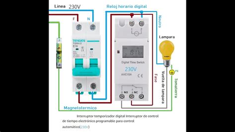 Interruptor Temporizador Digital Control De Tiempo Elctr Nico
