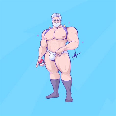 Pokemon Rule Porn Bara Beard Penis Bulge Pokeball Muscles