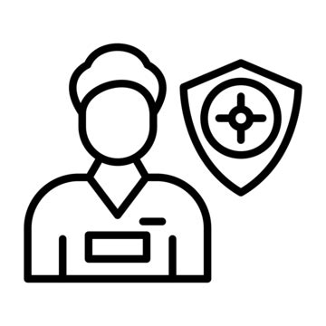 Icono De L Nea De Prevenci N Vector Png Icono De Prevenci N