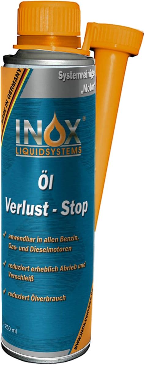 Inox L Verlust Stop Additiv Ml L Zusatz Verhindert Lleck Im