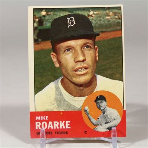 Topps Mike Roarke Baseball Card Detroit Tigers Ex Ebay