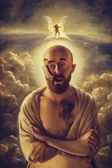 The Last Portrait Of Mac Miller Heavenly Hellish Stable Diffusion