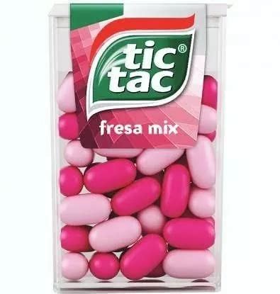 Dulces Tic Tac Sabor Fresa Mix 12 Piezas MercadoLibre