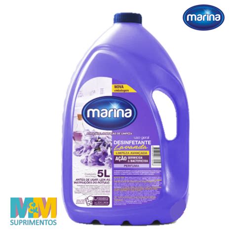 Desinfetante Litros Lavanda Marina Mm Suprimentos