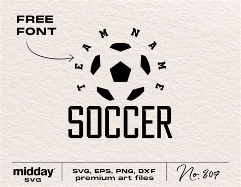 Soccer Svg Soccer Team Template Svg Your Team Soccer Svg Etsy