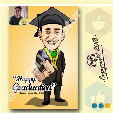 Detail Karikatur Wisuda Pria Koleksi Nomer