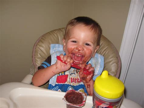 Kozy Kids Family Childcare: Eating Chocolate Pudding...