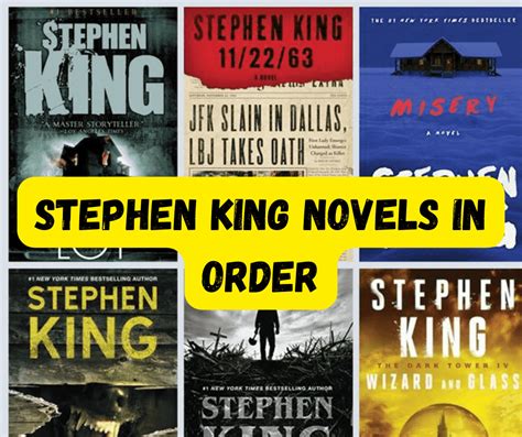 All Stephen King Novels in Order by Genre