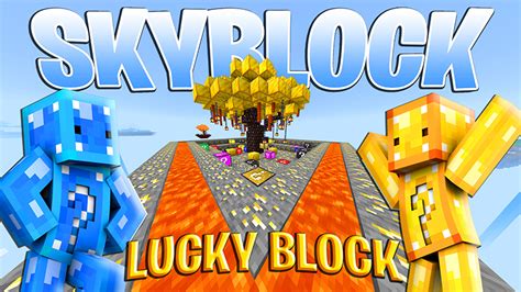 Skyblock Lucky Block By The Lucky Petals Minecraft Marketplace Map