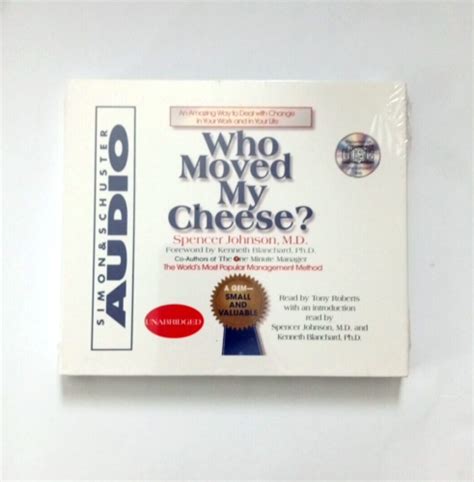 Who Moved My Cheese By Spencer Johnson MD Tony Robbins Audio Book CD