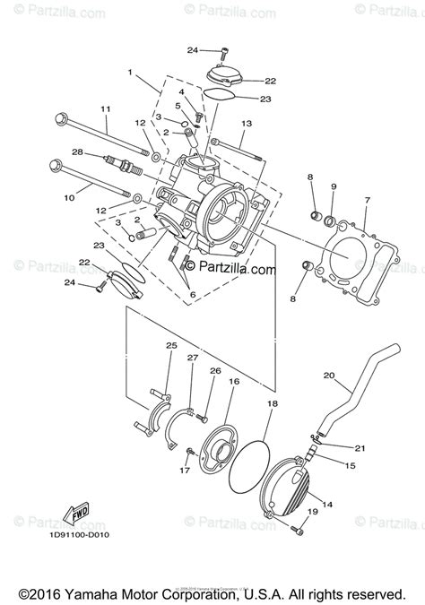 Yamaha Kodiak Parts Diagram