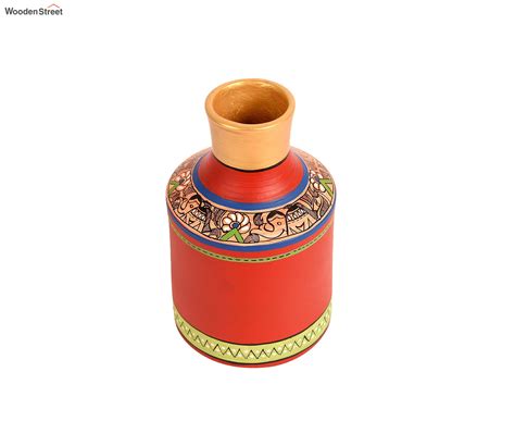 Buy Traditional Painted Clay Vase at 38% OFF Online | Wooden Street