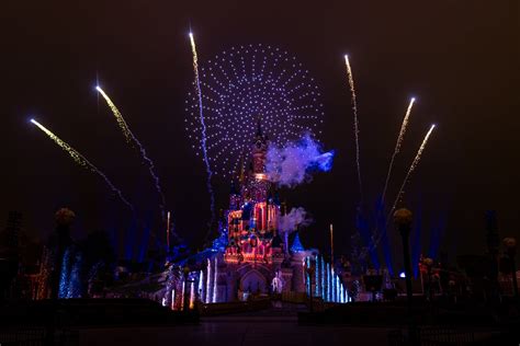 Sneak Peek Of Disneyland Paris Drone Show Celebrating Notre Dame