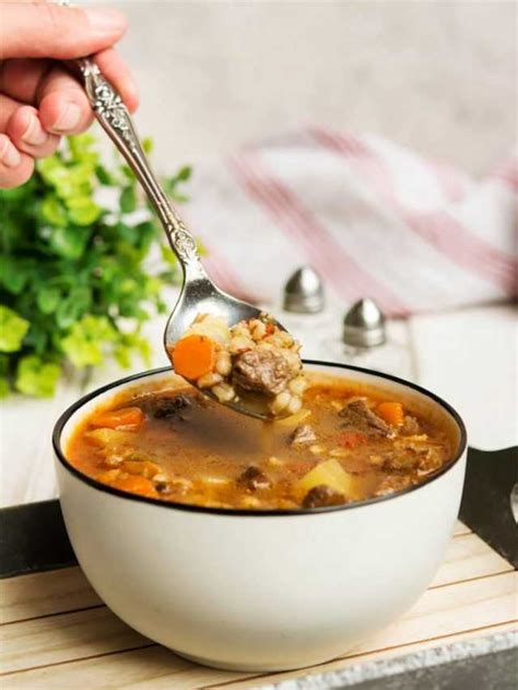 Instant Pot Nutritious Beef Barley Soup Corrie Cooks