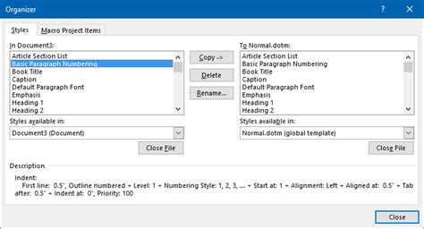 Microsoft Word Outline Numbering Template free download programs ...