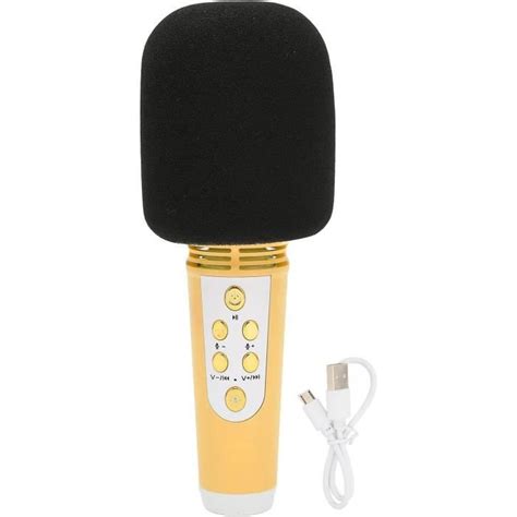 Microphone Sans Fil Bluetooth Microphone De Karaoké Sans Fil Micro De