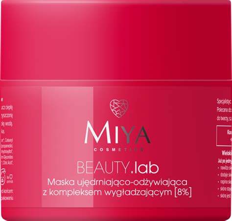 Miya Cosmetics Beauty Lab Maseczka Do Twarzy Uj Drniaj Co