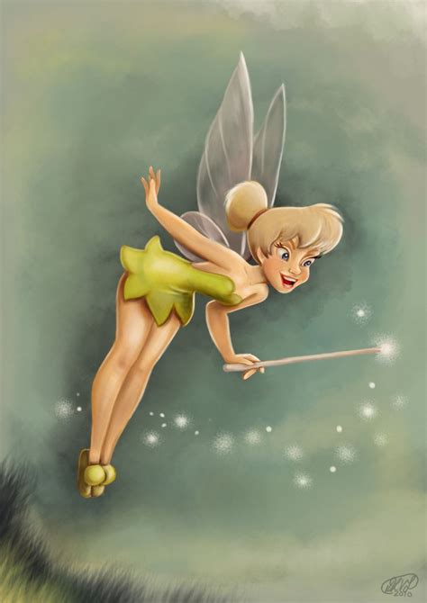 Tinkerbell zeigt heißen Body Telegraph