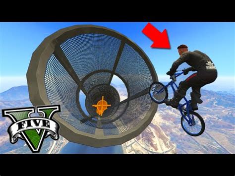 Gta V Online Stunt De Bmx No Tubo Acrob Tico Youtube