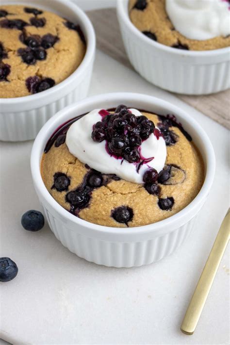 Blended Baked Oats With Blueberries Stephanie Kay Nutrition