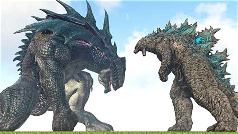 Legendary Godzilla Vs Gamma King Titan Colossus Vanilla Ark Survival