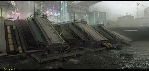 Artstation Cyberpunk Stormdrain Channel Marthe Jonkers