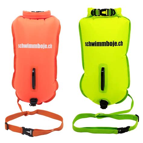 Schwimmboje L L Mit Luftkammern Und Transportfach Farbe Orange