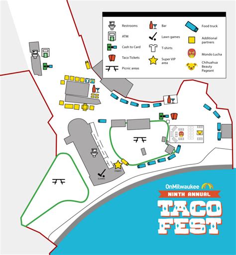 Onmilwaukee Taco Fest Map Milwaukee Taco Fest