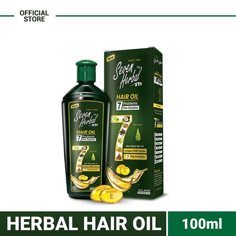 Seven Herbal Hair Oil Silky Smooth And Shiny Hair