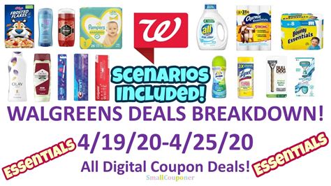 Walgreens Deals Breakdown 4 19 20 4 25 20 All Digital Deals YouTube