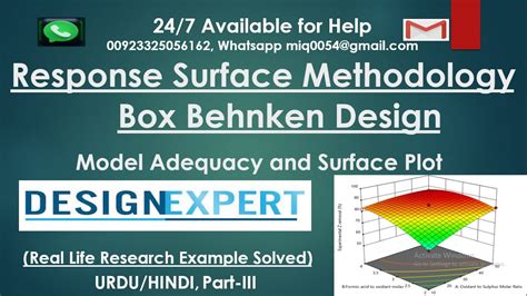 Response Surface Method Box Behnken On Design Expert Step By Step With