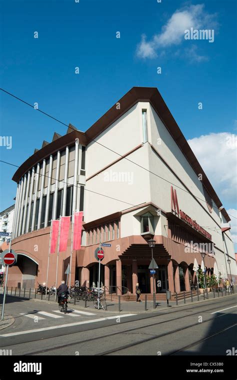 Exterior view of Museum of Modern Art in Frankfurt Germany Stock Photo ...