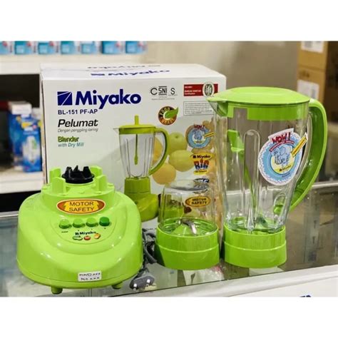 Miyako Blender Plastik Bl Pf Ap Hijau Lazada Indonesia