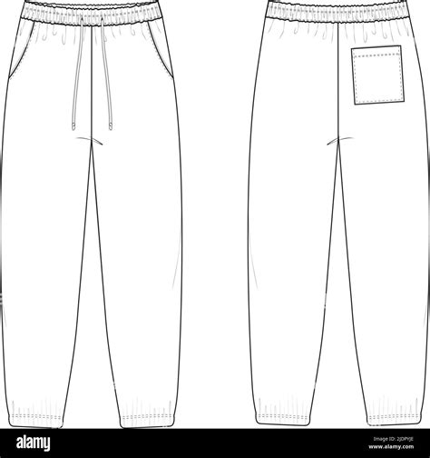 Sweatpants Template Design