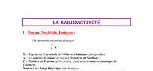 La Radioactivit Cours Terminale S