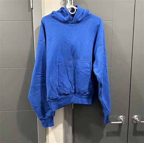 Gap × Kanye West Yeezy Gap Perfect Hoodie” Blue Yzy Gap Grailed