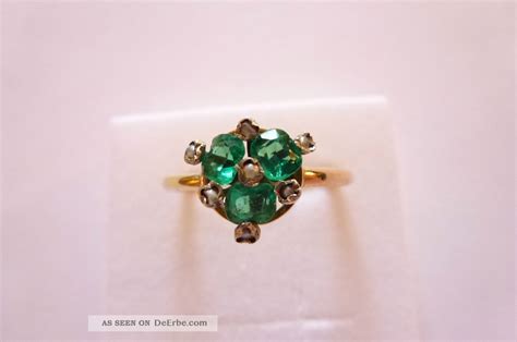 Sehr Exclusiver Prachtvoller Jugendstil Art Nouveau Ring Gold 585