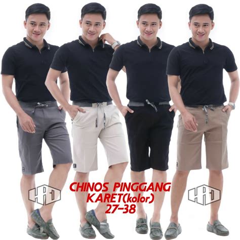 Jual Celana Chinos Standar Reguler Straight Fit Panjang Pria Celana