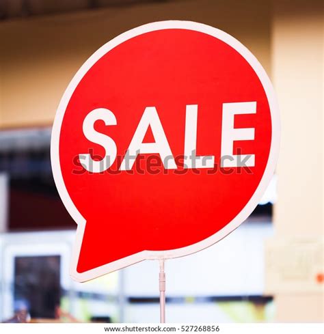 Sale Signs Shop Window Stock Photo 527268856 Shutterstock