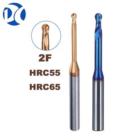 Deep Groove End Mill HRC55 HRC65 Tungsten Carbide Long Neck Ball Nose