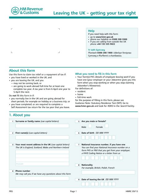 P85 Form Pdf Fill Online Printable Fillable Blank Pdffiller