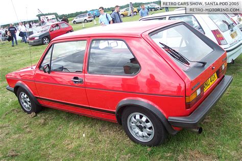 Mars Red Vw Golf Mk1 Gti Rnu40x Retro Cars Show 2005 Retro Motoring