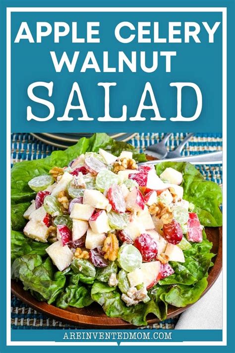 Apple Celery Walnut Salad | A Reinvented Mom