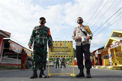 Ppkm Skala Mikro Kota Gorontalo Antara Foto