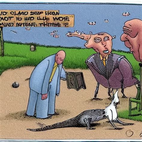 A Far Side Comic Stable Diffusion