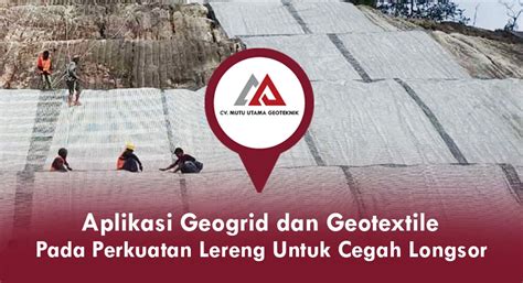 Katalog Geosintetik Terbaru 2024 CV Mutu Utama Geoteknik