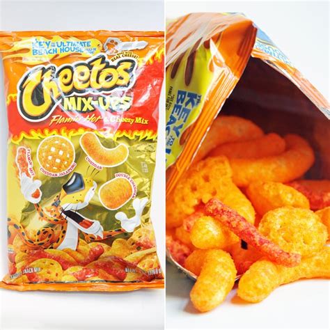 Cheetos Mix Ups Flamin Hot And Cheezy Mix Best New Snacks 2015 Popsugar Food Photo 13